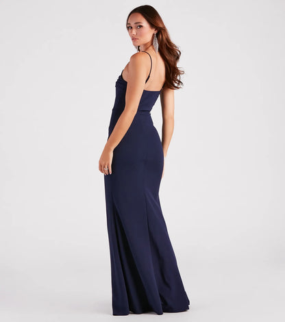 Anna Formal High-Slit Mermaid Dress