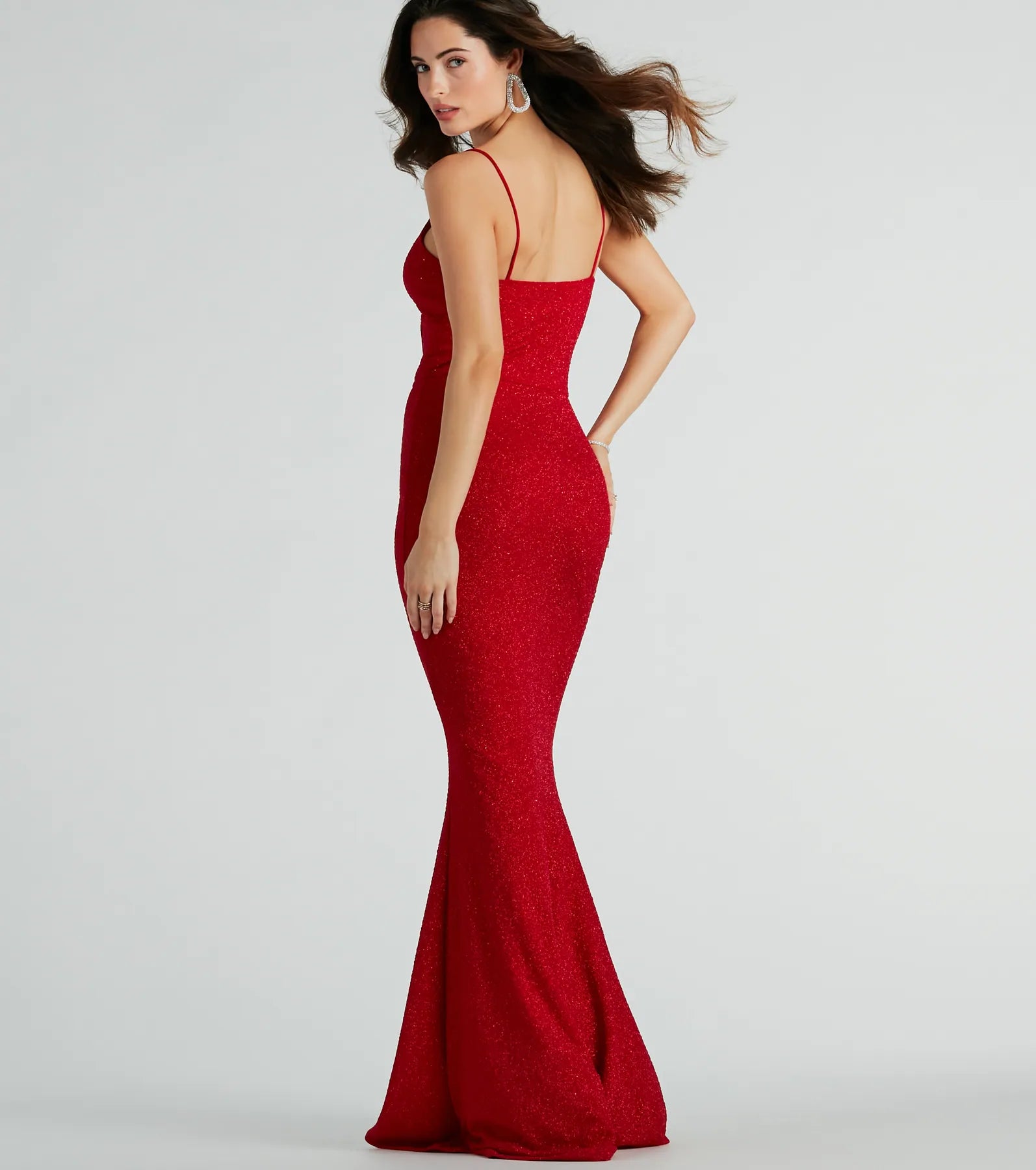 Kelsie Formal Glitter Mermaid Dress