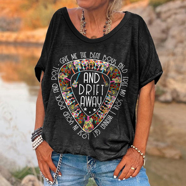 Give Me The Beat Boys And Free My Soul Printed Women's T-shirt