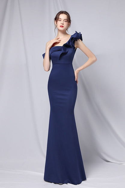 Off Shoulder Mermaid Maxi Party Dress