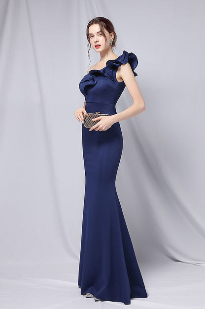 Off Shoulder Mermaid Maxi Party Dress