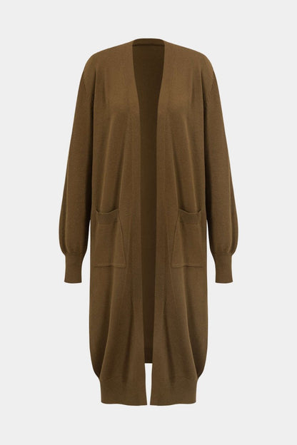 3pc Sweater Pocket Drawstring Pants Set - MISMIMCWKC2411050007-COFFEE-S