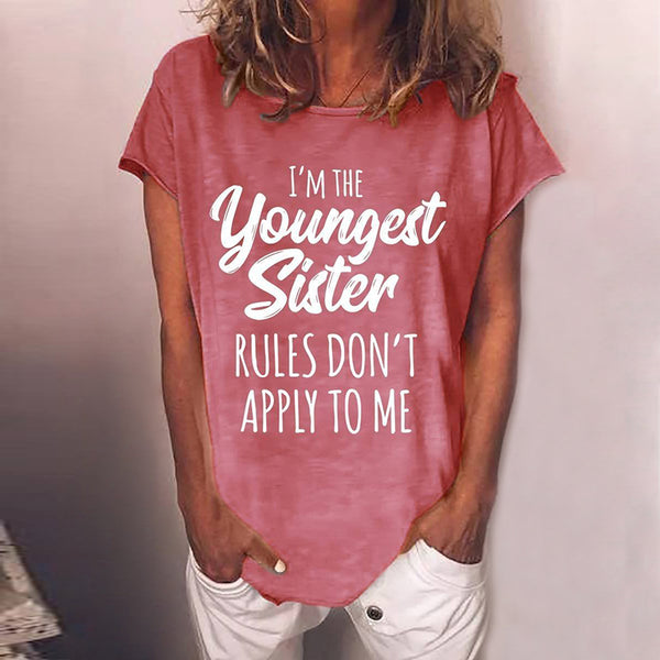 Sister Funny Casual Women T-shirt