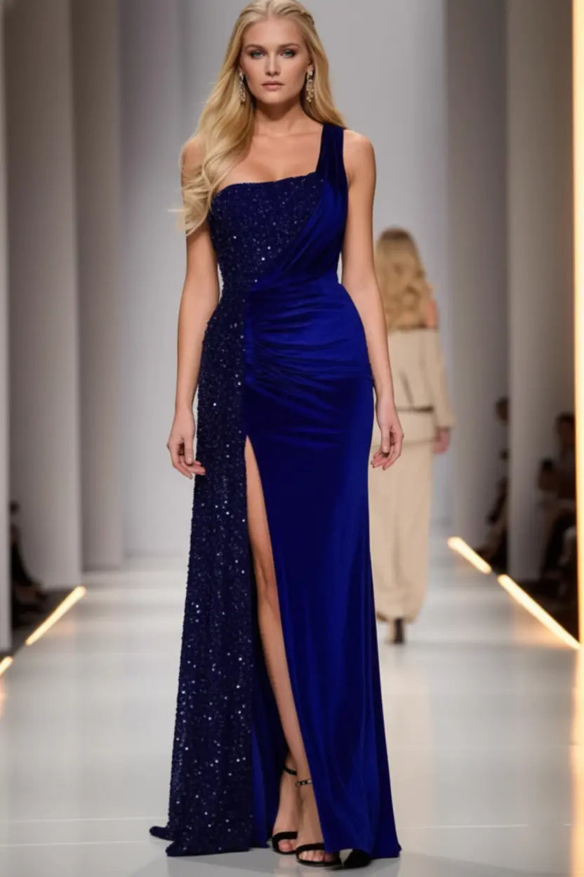 Luxury Single Off-Shoulder Dress