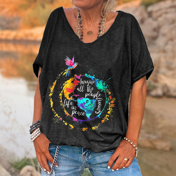 Imagine All The People Living Life In Peace