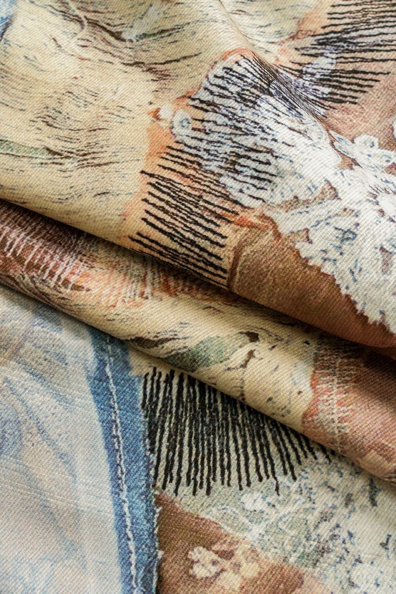 Abstract Print Button Pocket Trousers - MISMIMCWBT2502180004-MULTICOLOR-XS