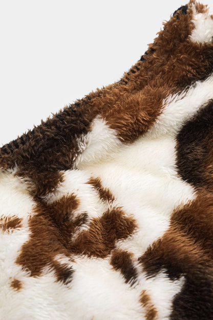 Abstract Print Stitching Detail Skirt - MISMIMCWBK2411270103-WHITE-XS