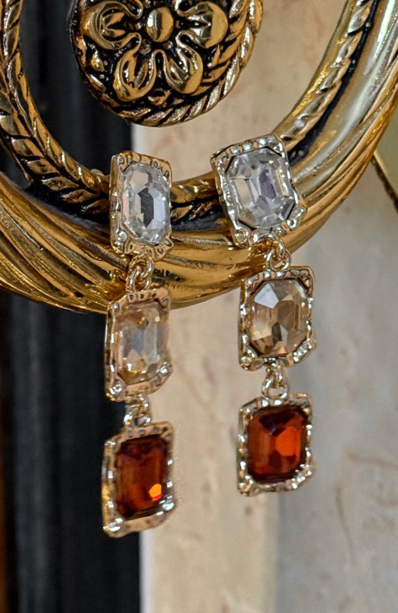 Ace Earrings Gold - MISMIEXQ54-1-O/S