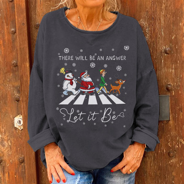 There Will Be An Answer Printed Women's Crew Neck T-shirt
