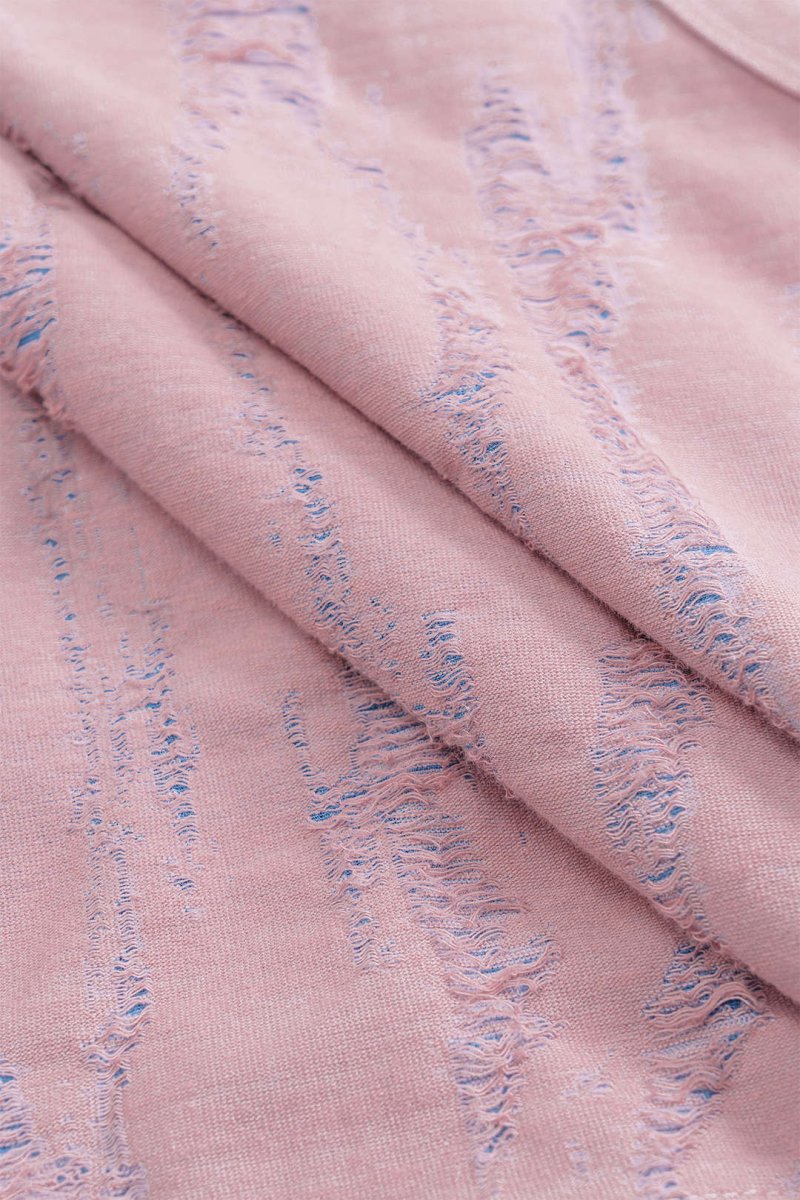 Basic Ripped Tank Top - MISMIMCWTT2504080044-PINK-XS