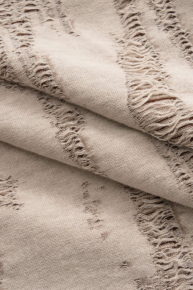 Basic Ripped Tank Top - MISMIMCWTT2504080044-BEIGE-XS