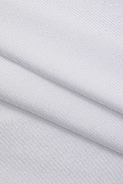 Basic Solid Round Neck Long Sleeve Top - MISMIMCWTL2307250061-WHITE-XXS