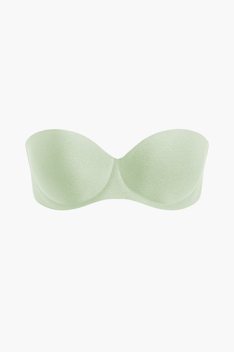 Basic Strapless Bustier Bra - MISMIMCWLW2405200130-SAGE-XS