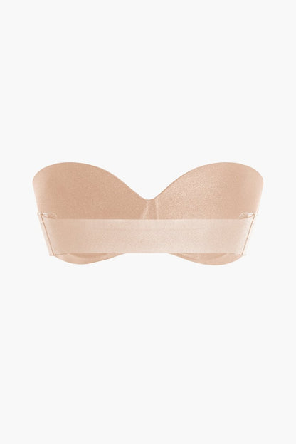 Basic Strapless Bustier Bra - MISMIMCWLW2405200130-NUDE-XS