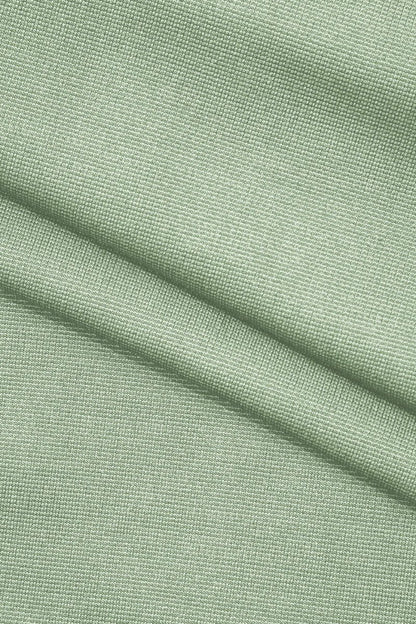 Basic V - neck Strapless Bodysuit - MISMIMCWTO2401250002-LIGHT GREEN-S