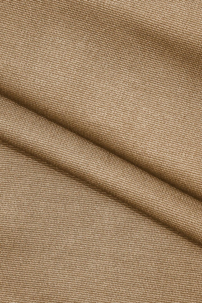 Basic V - neck Strapless Bodysuit - MISMIMCWTO2401250002-LIGHT BROWN-S