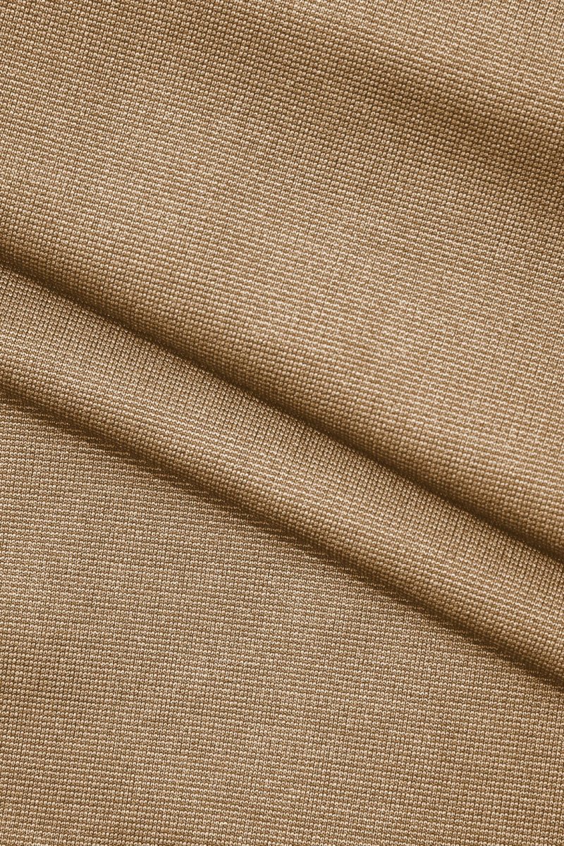 Basic V - neck Strapless Bodysuit - MISMIMCWTO2401250002-LIGHT BROWN-S