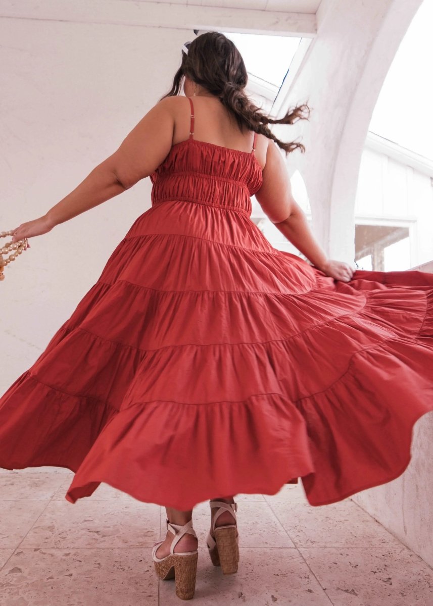 Birdie Dress Red - MISMIJK24049-W-RED-XXS