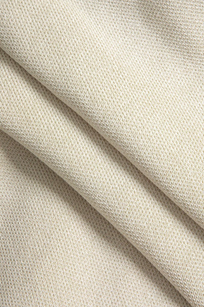 Button Detail Knit Cardigan And Wide - Leg Pants Set - MISMIMCWSC2409290101-BEIGE-S