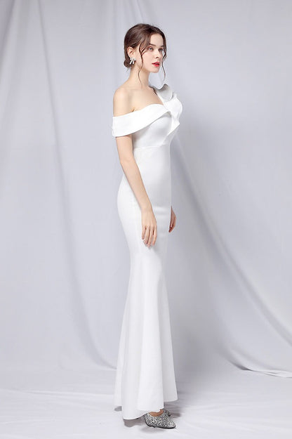 Off Shoulder Mermaid Maxi Party Dress