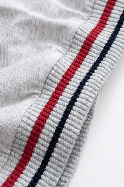 Car Letter Digital Pattern Print Loose Sleeveless T-Shirt - MISMIMCWTS2503100020-GRAY MELANGE-XS