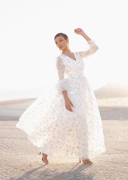 Celestia Dress - MISMIJK24116-W-WHT-XXS