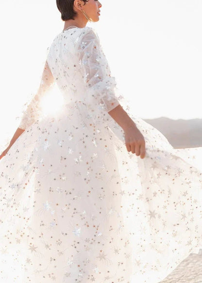 Celestia Dress - MISMIJK24116-W-WHT-XXS