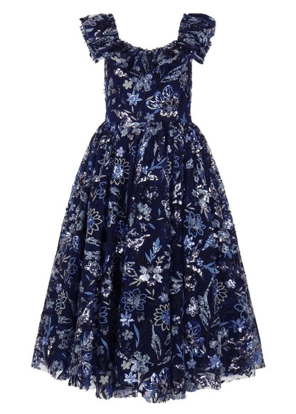 Chrissy Dress - MISMIJK24113-W-BLU-XXS