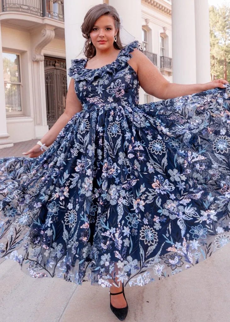 Chrissy Dress - MISMIJK24113-W-BLU-XXS