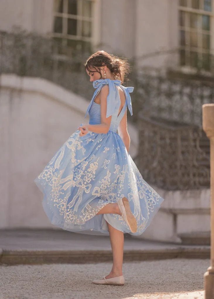 Cindy Dress - MISMIJK24175-W-BLU-XXS