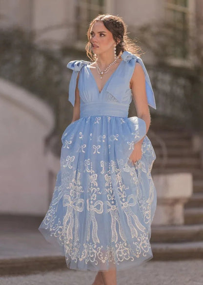 Cindy Dress - MISMIJK24175-W-BLU-XXS