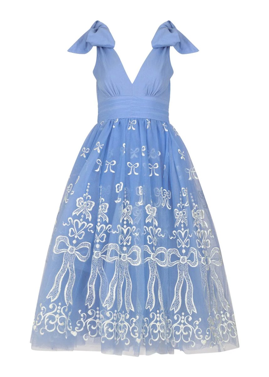 Cindy Dress - MISMIJK24175-W-BLU-XXS