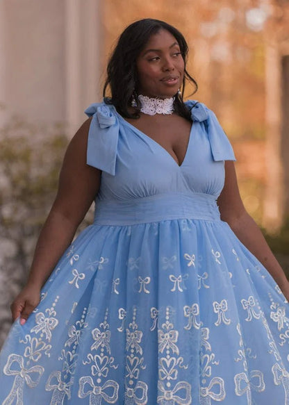 Cindy Dress - MISMIJK24175-W-BLU-XXS