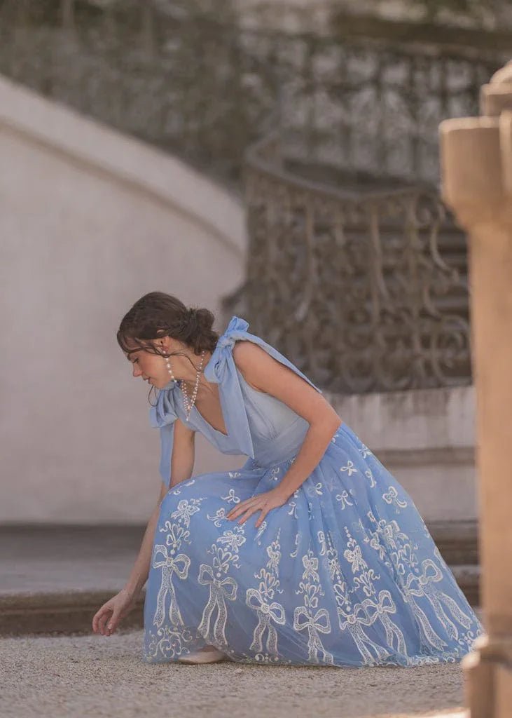 Cindy Dress - MISMIJK24175-W-BLU-XXS