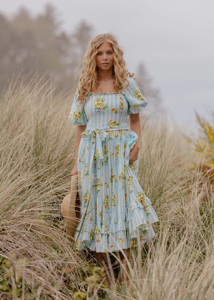 Citrus Dress - MISMIJK2415-W-BLU-XXS