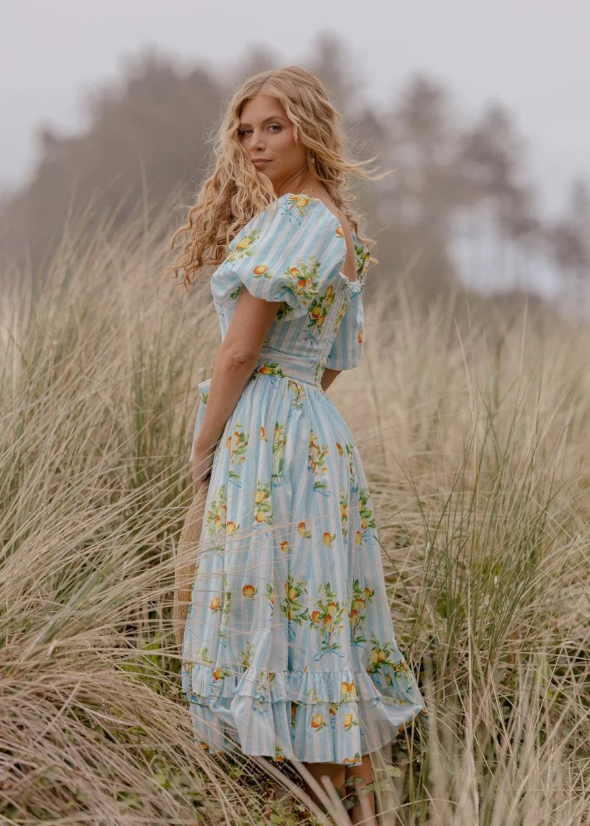 Citrus Dress - MISMIJK2415-W-BLU-XXS