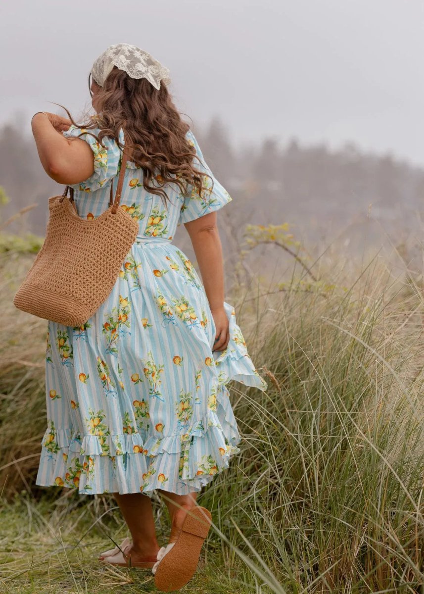 Citrus Dress - MISMIJK2415-W-BLU-XXS