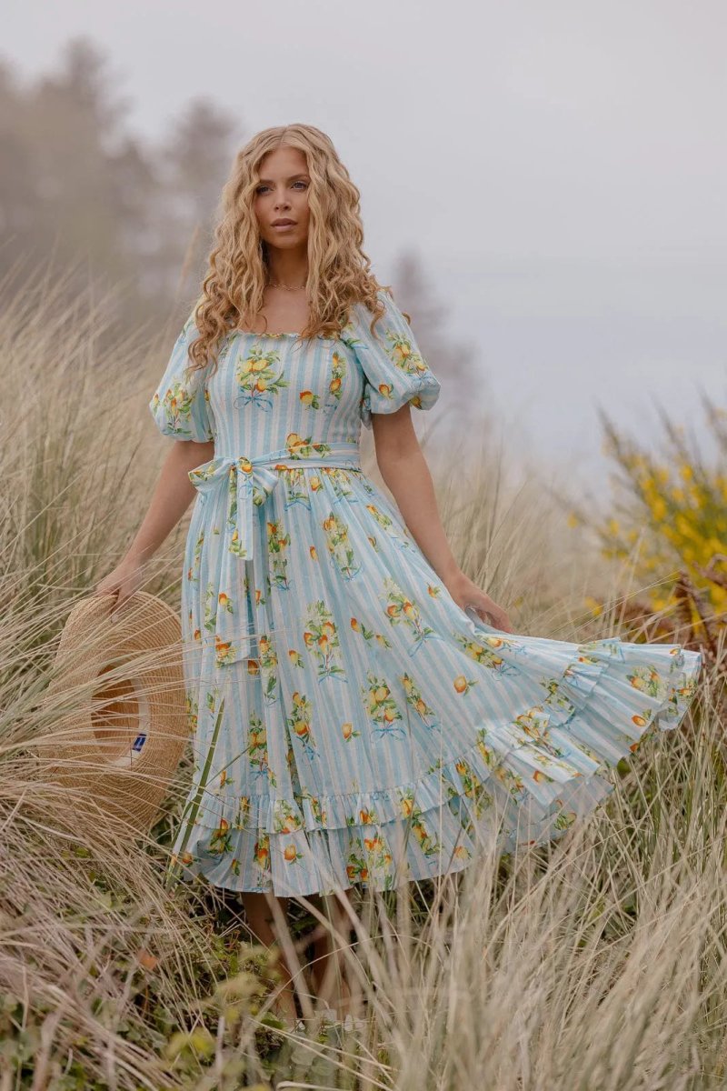 Citrus Dress - MISMIJK2415-W-BLU-XXS