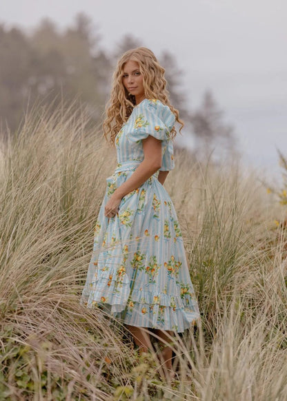 Citrus Dress - MISMIJK2415-W-BLU-XXS