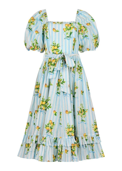 Citrus Dress - MISMIJK2415-W-BLU-XXS