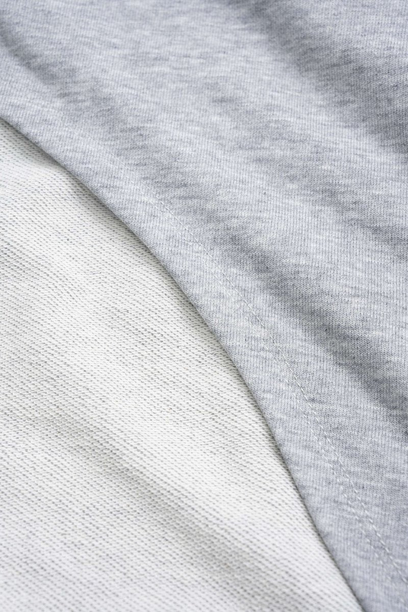 Contrast Asymmetrical Long Sleeve Sweatshirt - MISMIMCWSS2510210078-SMOKE-XS