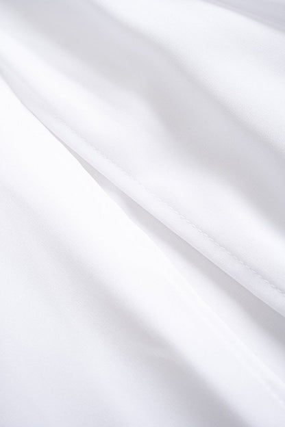 Contrast Satin Ruched Slit Strapless Maxi Dress - MISMIMCWDA2503030067-Contrast Color-XS