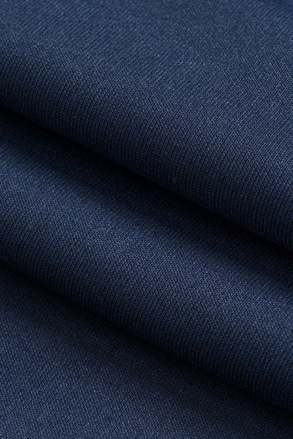 Contrast Tie - Up Barrel Trousers - MISMIMCWBT2504170090-DARK BLUE-XS