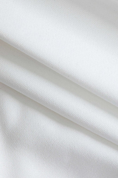 Contrast Tie - Up Sweatshirt - MISMIMCWSC2409020036-WHITE-XS