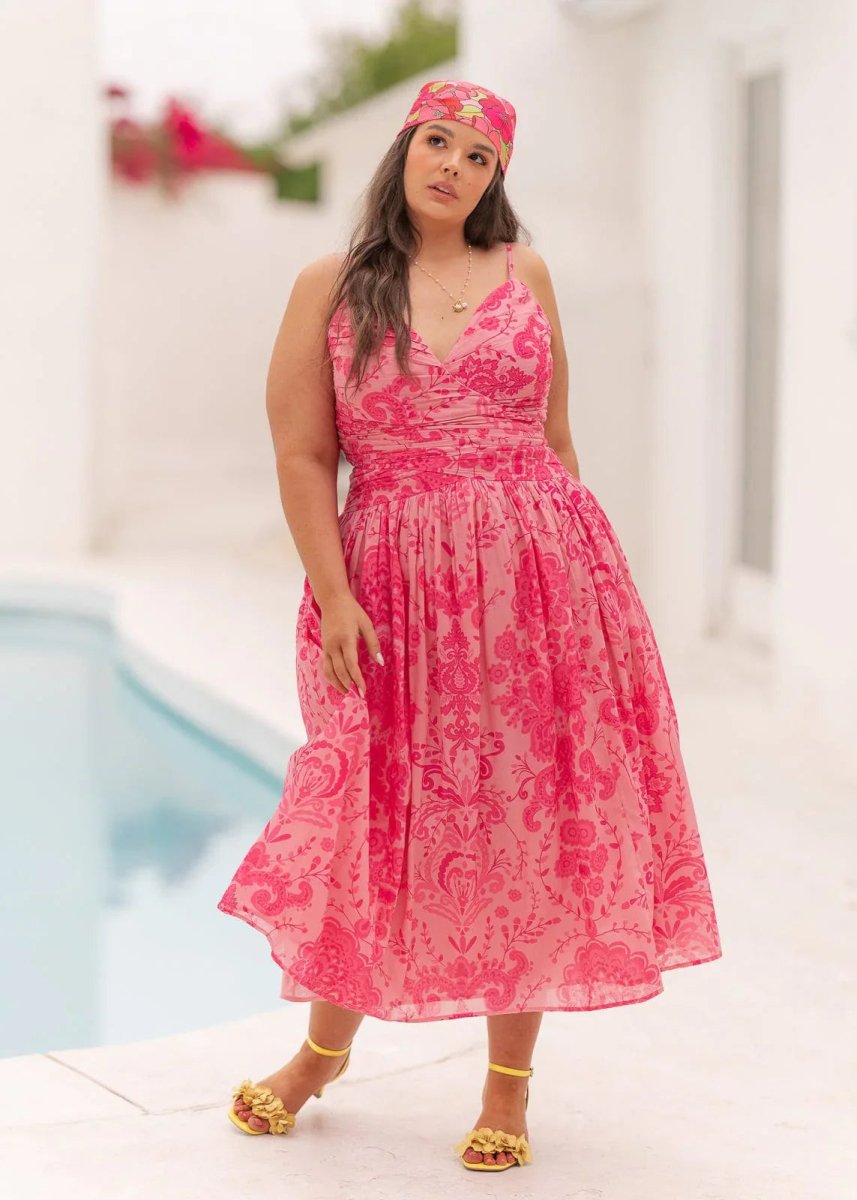 Coral Cove Dress - MISMIJK2408-W-PNK-XXS