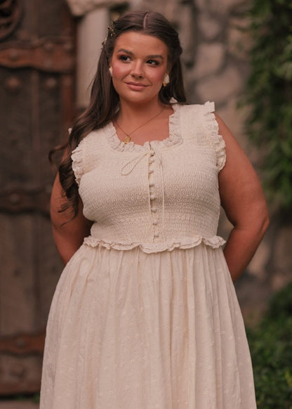 Courtney Dress - MISMIJK2451-W-CRM-XXS