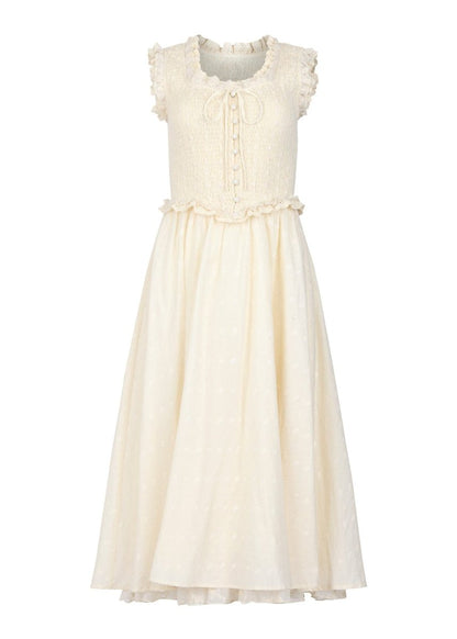 Courtney Dress - MISMIJK2451-W-CRM-XXS