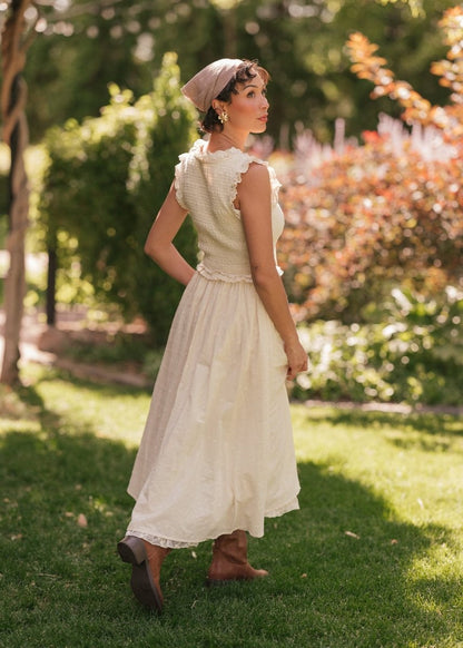 Courtney Dress - MISMIJK2451-W-CRM-XXS