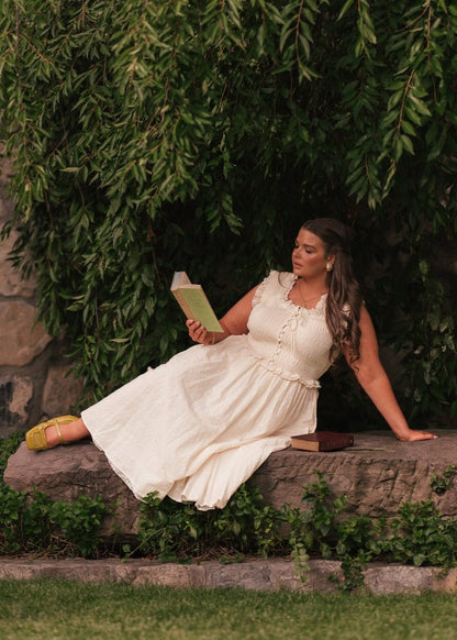 Courtney Dress - MISMIJK2451-W-CRM-XXS