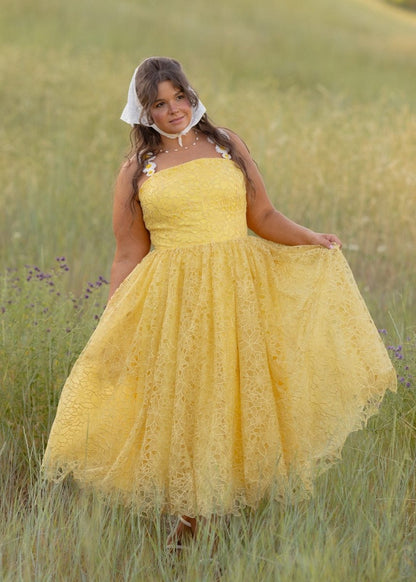 Daisy Days Dress - MISMIJK2438-W-YLW-00